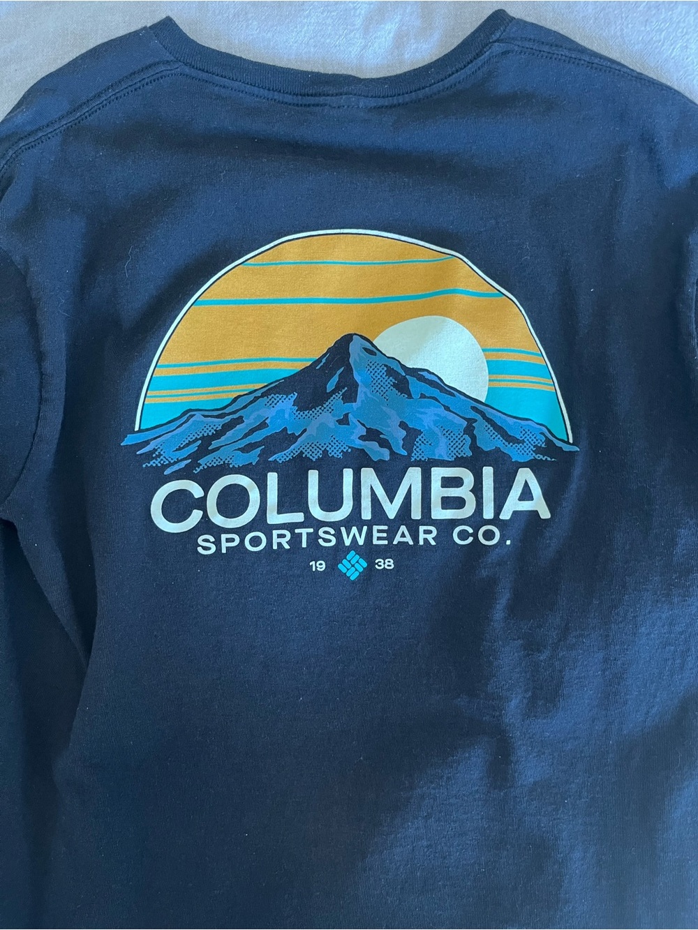 Men's Columbia Black Graphic Tee